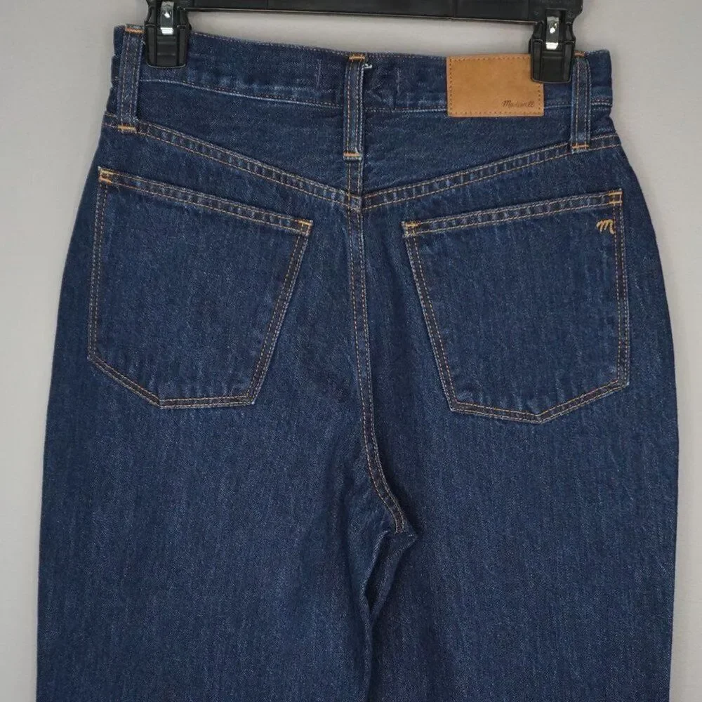 New Madewell Women's Jeans High Waisted Baggy Tapered in Dressler Wash size 25 - Picture 7 of 12